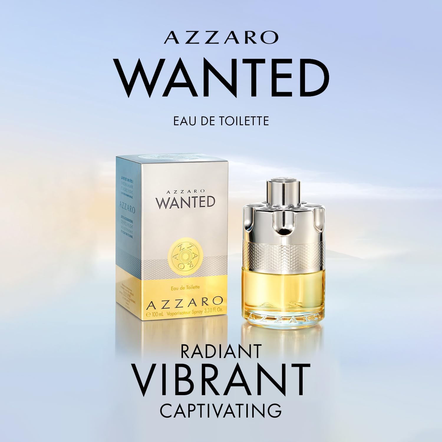 Azzaro Wanted Eau de Toilette for Men – Original Azzaro Cologne 100ml