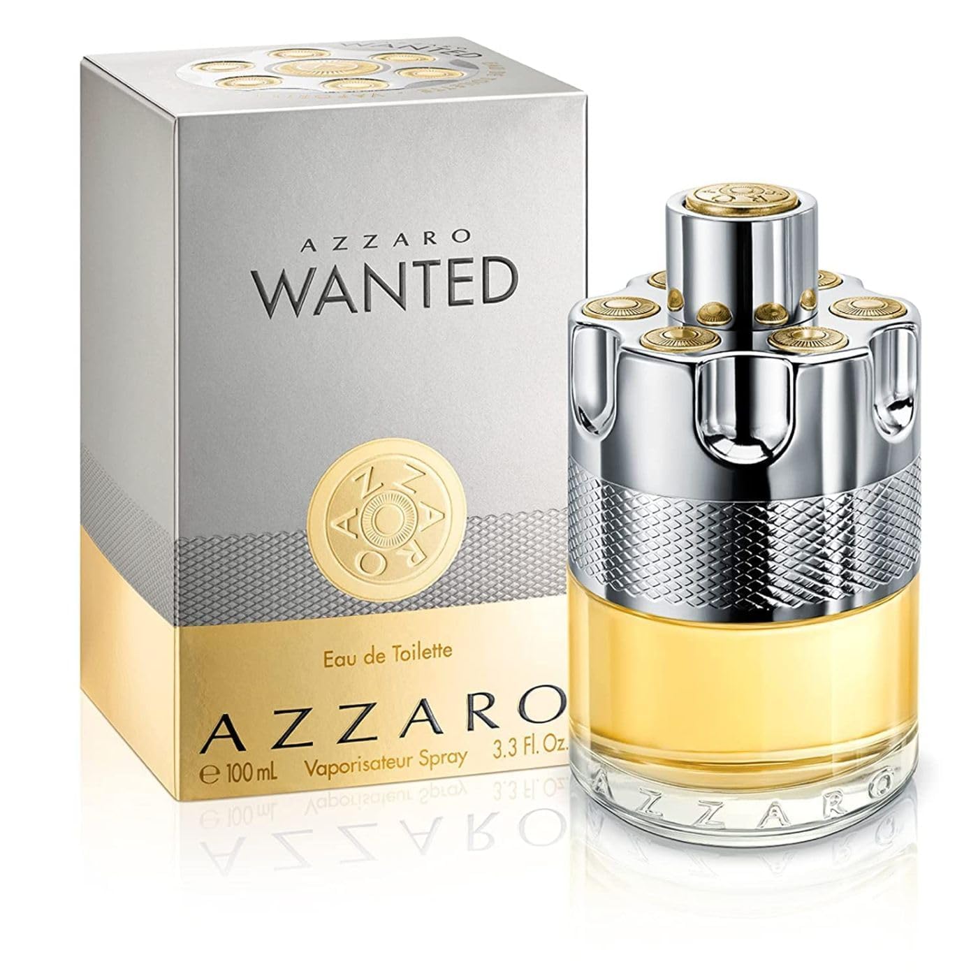 Azzaro Wanted Eau de Toilette for Men – Original Azzaro Cologne 100ml