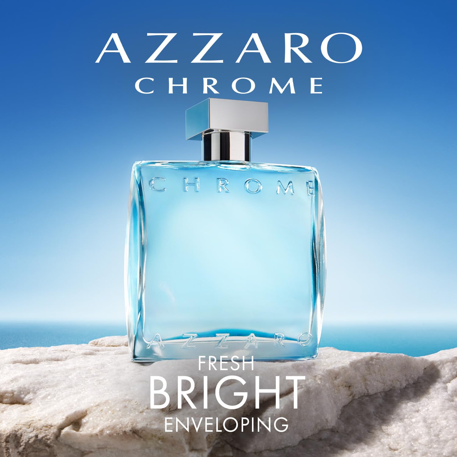 Azzaro Chrome Eau de Toilette for Men – Fresh Citrus Cologne 100ml